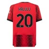 Camiseta de fútbol AC Milan Kalulu 20 Primera Equipación 23-24 - Hombre